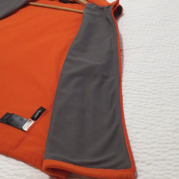 EUC Mens XL Marmot Polartec Orange Vest - Picture 11 of 13